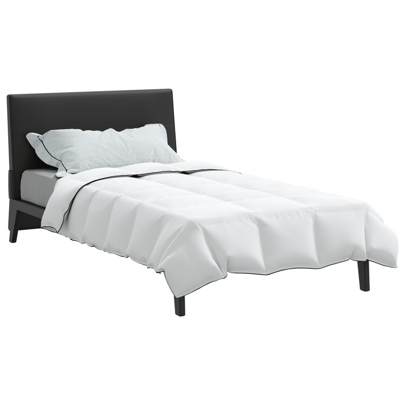 Casa si Gradina - Textile si covoare - Pături și cuverturi - Pături - Duvet de iarna Alb 140 x 220 cm Poliester piersiciu de 105gsm - Infinity.ro