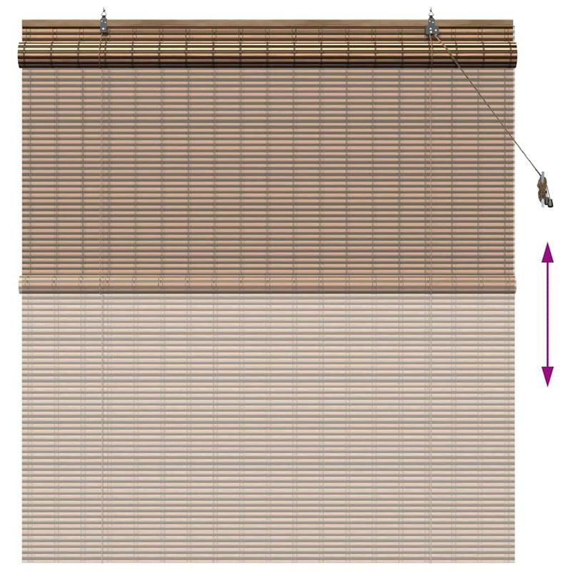 Casa si Gradina - Textile si covoare - Rulouri si jaluzele - Jaluzele si Rulouri pentru Fereastra Maro 140 x 160 cm Bambus - Infinity.ro