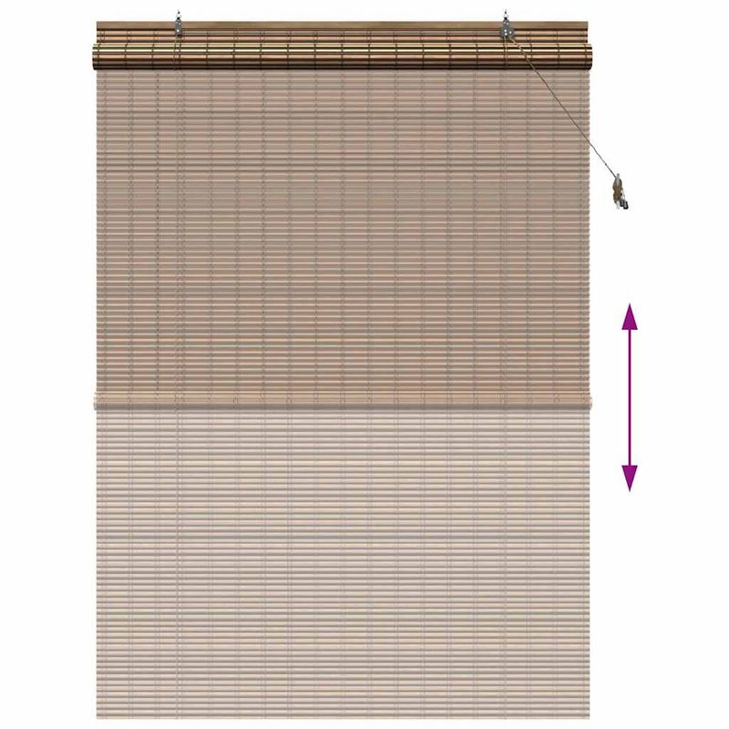 Casa si Gradina - Textile si covoare - Rulouri si jaluzele - Jaluzele si Rulouri pentru Fereastra Maro 150 x 220 cm Bambus - Infinity.ro
