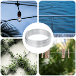 Casa si Gradina - Gradina si terasa - Garduri, panouri si accesorii - Sarma de legare pentru gard Argintiu 25 m - Infinity.ro