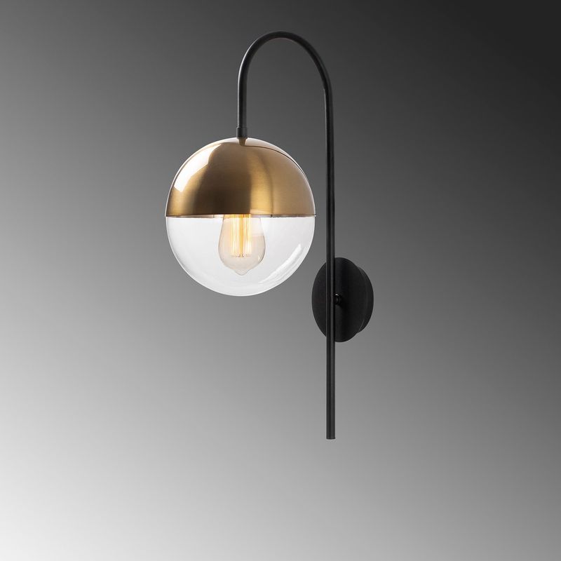 Casa si Gradina - Corpuri si surse de iluminat - Plafoniere, aplice si spoturi - Aplica, Opviq, metal, negru vintage, 20x31x57 cm - Infinity.ro