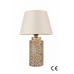 Casa si Gradina - Corpuri si surse de iluminat - Veioze si lampi - Veioze - Veioza, Opviq, ceramica, multicolor, inaltime 47 cm - Infinity.ro