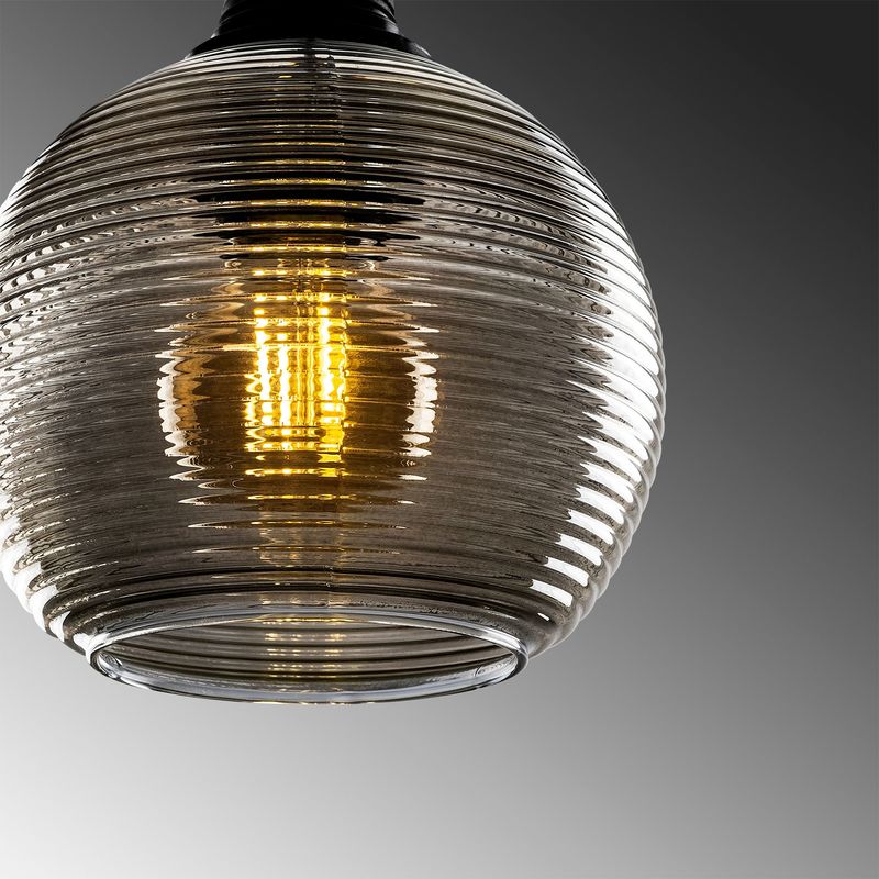 Casa si Gradina - Corpuri si surse de iluminat - Lustre si pendule - Candelabru, Opviq, metal, fumuriu, 40x40 cm, inaltime 114 cm - Infinity.ro