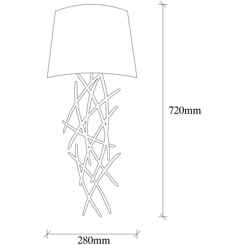 Casa si Gradina - Corpuri si surse de iluminat - Plafoniere, aplice si spoturi - Aplica, Opviq, fier, negru, 15x28x72 cm - Infinity.ro