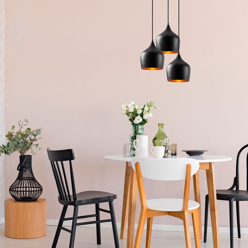 Casa si Gradina - Corpuri si surse de iluminat - Lustre si pendule - Candelabru, Opviq, metal, negru, 46x46x124 cm, inaltime reglabila - Infinity.ro