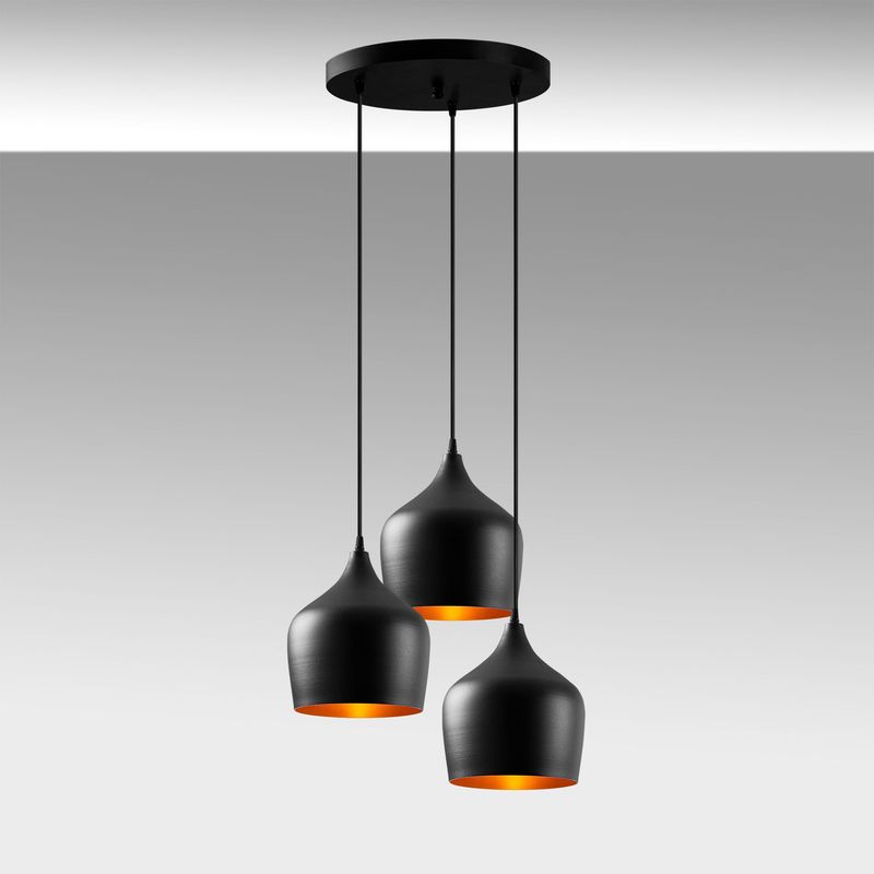 Casa si Gradina - Corpuri si surse de iluminat - Lustre si pendule - Candelabru, Opviq, metal, negru, 46x46x124 cm, inaltime reglabila - Infinity.ro
