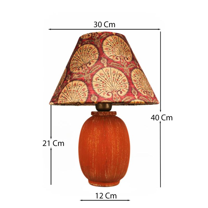 Casa si Gradina - Corpuri si surse de iluminat - Veioze si lampi - Veioze - Veioza, Opviq, ceramica, maro, inaltime 40 cm - Infinity.ro