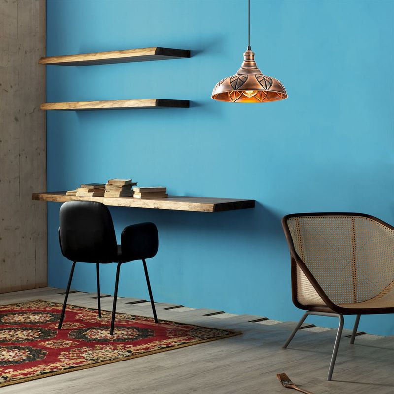 Casa si Gradina - Corpuri si surse de iluminat - Lustre si pendule - Lustra, Opviq, metal, cupru, diametru 32 cm, inaltime reglabila - Infinity.ro