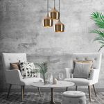 Casa si Gradina - Corpuri si surse de iluminat - Lustre si pendule - Lustra, Opviq, metal, vintage, 46x46 cm, inaltime reglabila - Infinity.ro