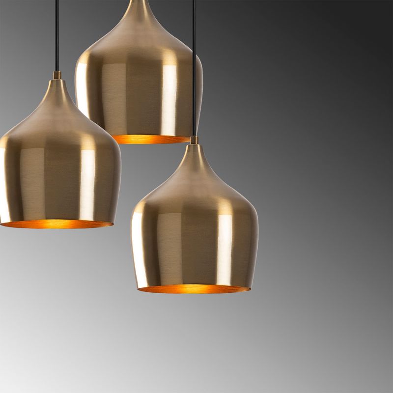 Casa si Gradina - Corpuri si surse de iluminat - Lustre si pendule - Lustra, Opviq, metal, vintage, 46x46 cm, inaltime reglabila - Infinity.ro