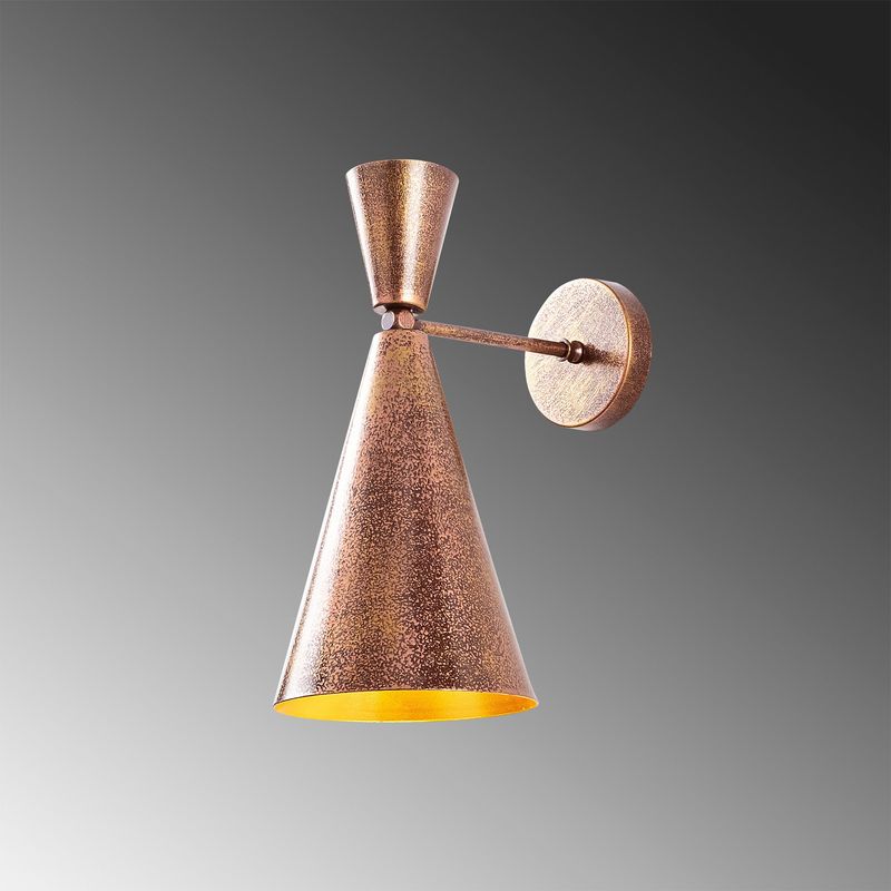 Casa si Gradina - Corpuri si surse de iluminat - Plafoniere, aplice si spoturi - Aplica de perete, Opviq, metal, auriu, 19x25x39 cm - Infinity.ro