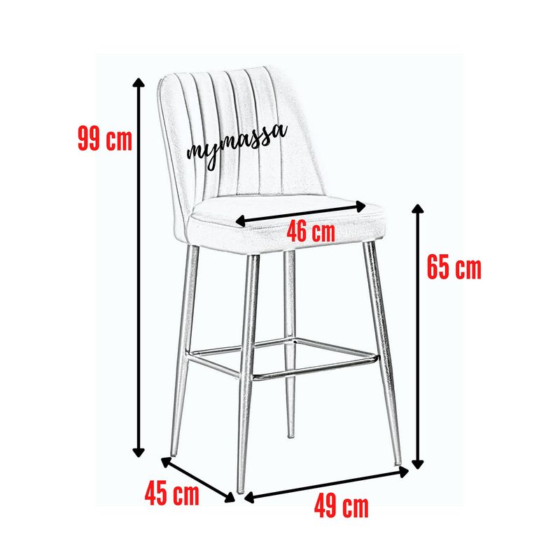 Casa si Gradina - Mobilier - Scaune si fotolii - Scaune - Set scaune de bar, Hanah Home, lemn aglomerat melaminat, galben negru, 49x45x99 cm, 4 bucati - Infinity.ro