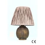 Casa si Gradina - Corpuri si surse de iluminat - Veioze si lampi - Veioze - Veioza, Opviq, ceramica, gri, inaltime 34 cm - Infinity.ro