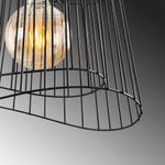 Casa si Gradina - Corpuri si surse de iluminat - Lustre si pendule - Candelabru, Opviq, metal, negru, 40x40 cm, inaltime reglabila 46-126 cm, 584TTM1460 - Infinity.ro