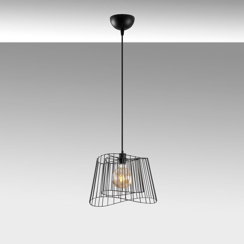 Casa si Gradina - Corpuri si surse de iluminat - Lustre si pendule - Candelabru, Opviq, metal, negru, 40x40 cm, inaltime reglabila 46-126 cm, 584TTM1460 - Infinity.ro