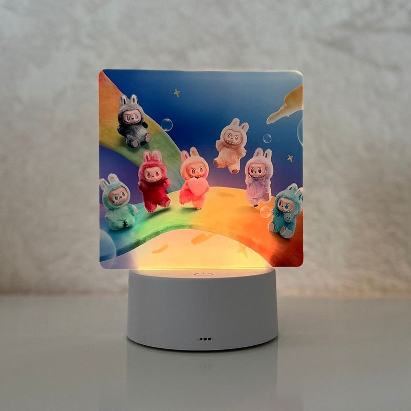 Casa si Gradina - Corpuri si surse de iluminat - Veioze si lampi - Lampi de veghe copii - Lampa De Veghe LED, Labubu, 7 Culori, Lumina Ambientala, Alimentare USB sau 3 baterii AA - Infinity.ro