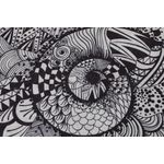 Casa si Gradina - Textile si covoare - Covoare - Covorase baie - Covoras de baie, L'essentiel Maison, negru si alb, 120 cm, 100% poliester, antiderapant, 359CHL4292 - Infinity.ro