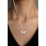 Fashion, accesorii si bijuterii - Femei - Bijuterii femei - Coliere femei - Colier, Heliophilia, argint 925, argintiu, lungime lant 43 cm, 938ELS5770 - Infinity.ro