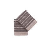 Casa si Gradina - Textile si covoare - Textile baie - Prosoape - Set prosoape de maini, L'essentiel Maison, negru si crem, 50x90 cm, 100% bumbac, 2 bucati - Infinity.ro