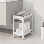 Casa si Gradina - Mobilier - Mobilier baie - Etajere baie - Etajera baie, Aberto Design, plastic, alb, 23x36x40 cm - Infinity.ro