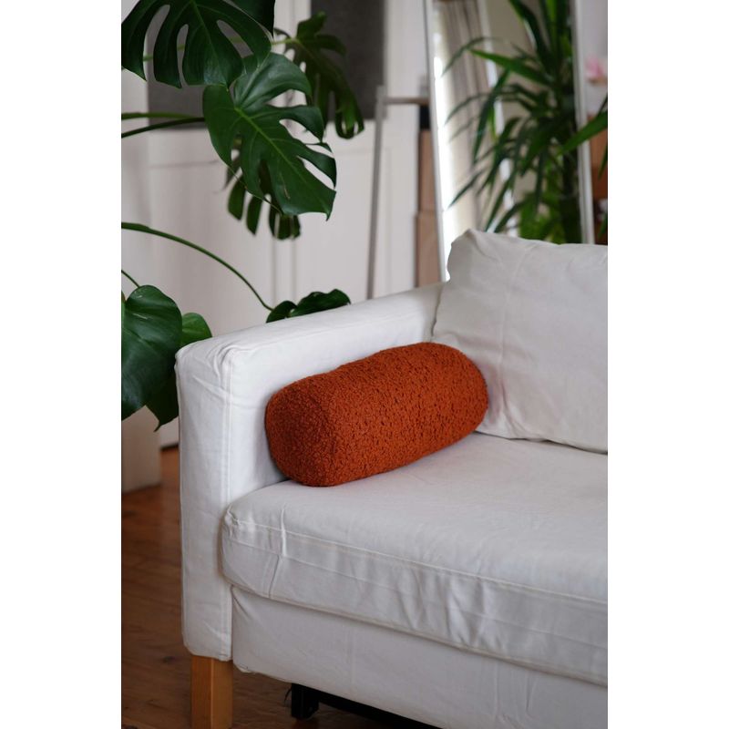 Casa si Gradina - Textile si covoare - Perne si pilote - Perne decorative - Perna decorativa, Aberto Design, caramida, 50x14x14 cm, poliester reciclat, lavabila la masina - Infinity.ro