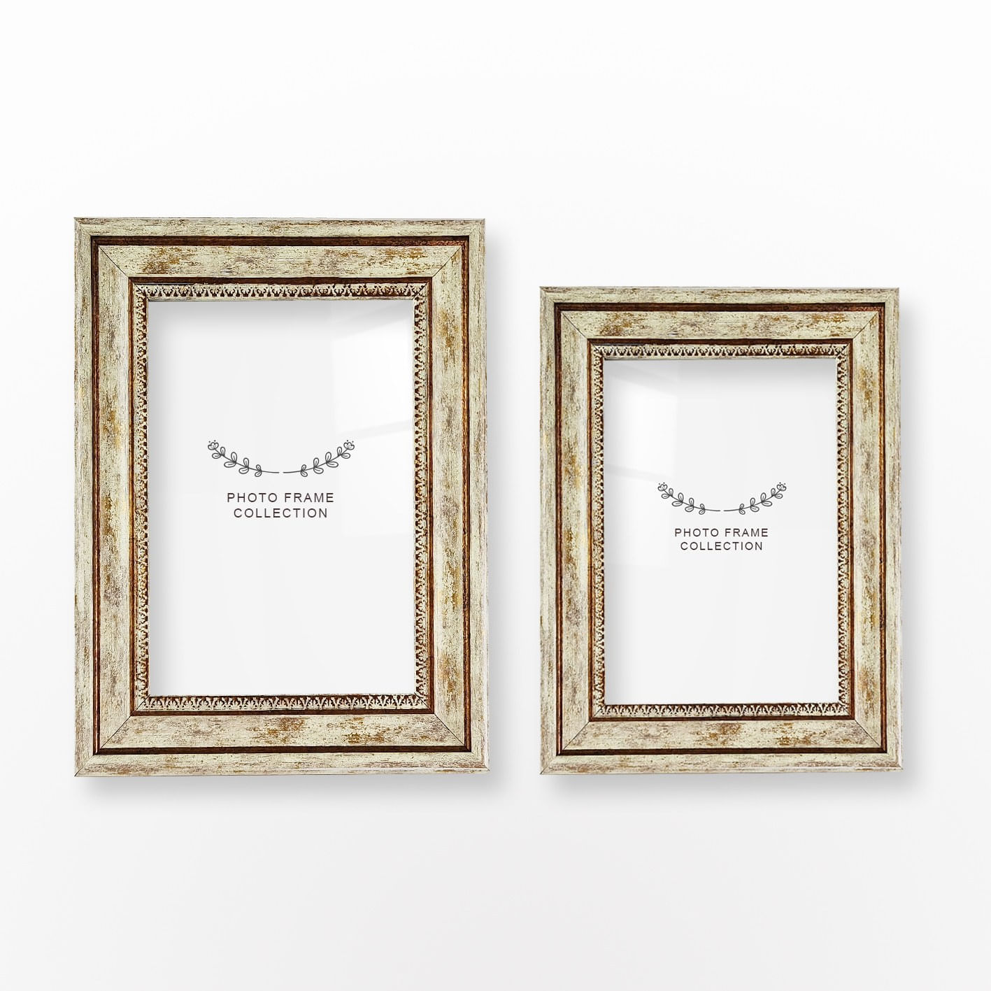 Set rame foto, Aberto Design, plastic, maro, 13x18 cm, 15x21 cm