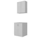 Casa si Gradina - Mobilier - Mobilier baie - Corpuri baie - Dulap baie, Hanah Home, pal melaminat, alb, 70x90x65 cm - Infinity.ro