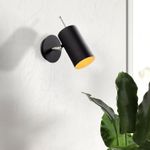 Casa si Gradina - Corpuri si surse de iluminat - Plafoniere, aplice si spoturi - Aplica de perete, Opviq, metal, negru nichel, 9x22x23 cm - Infinity.ro