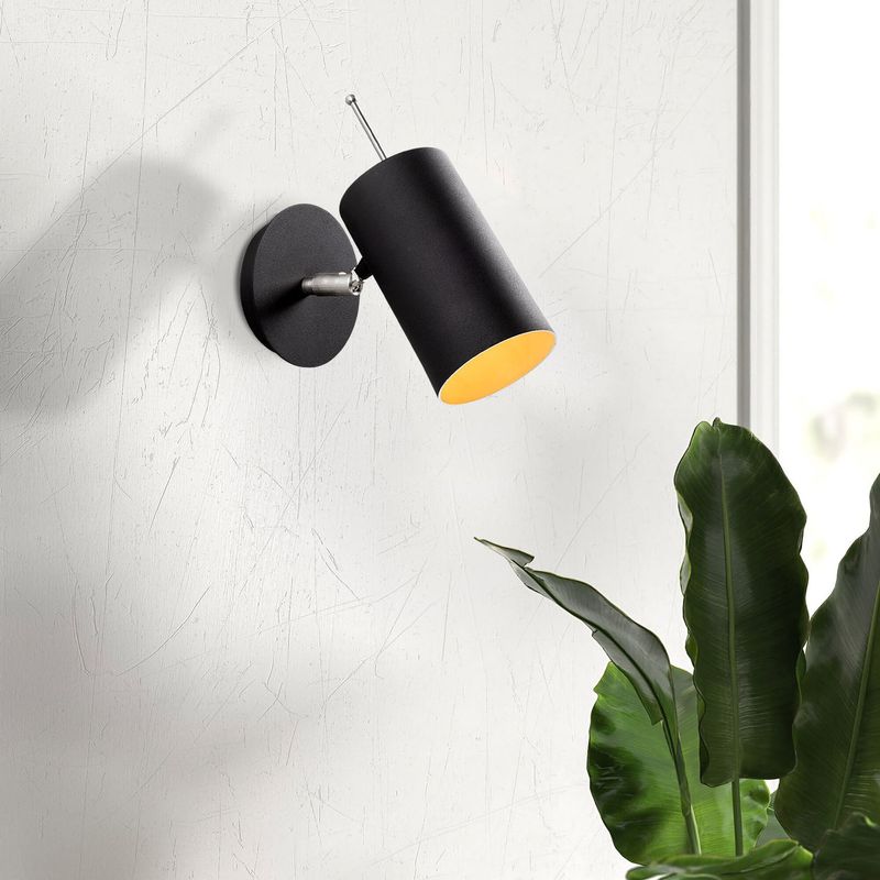 Casa si Gradina - Corpuri si surse de iluminat - Plafoniere, aplice si spoturi - Aplica de perete, Opviq, metal, negru nichel, 9x22x23 cm - Infinity.ro