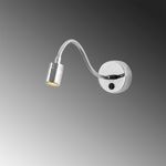 Casa si Gradina - Corpuri si surse de iluminat - Plafoniere, aplice si spoturi - Aplica, Opviq, metal, argintiu, 8x38 cm - Infinity.ro