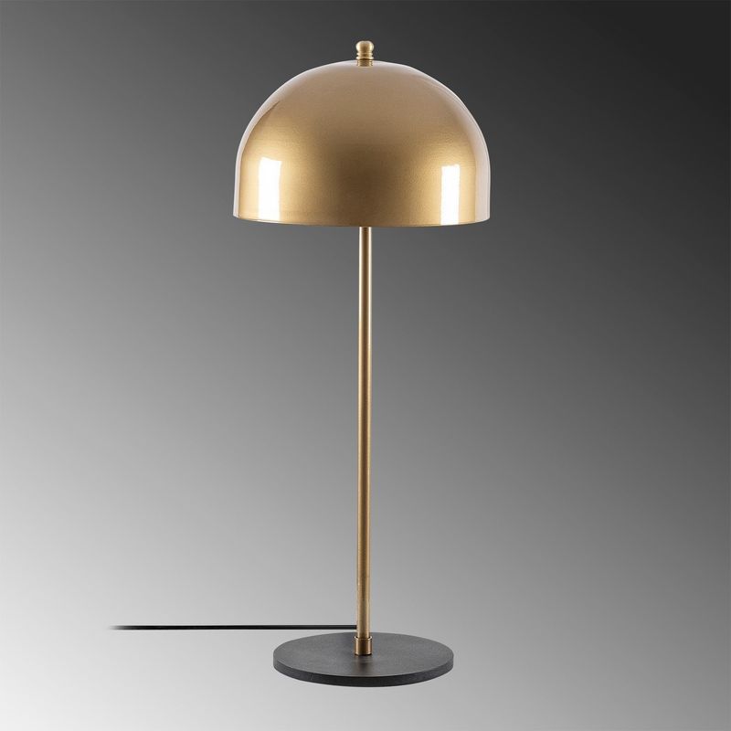 Casa si Gradina - Corpuri si surse de iluminat - Veioze si lampi - Veioze - Veioza, Opviq, metal, auriu negru, 24x24x58 cm - Infinity.ro