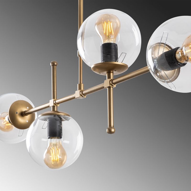 Casa si Gradina - Corpuri si surse de iluminat - Lustre si pendule - Candelabru, Opviq, metal, vintage, 108x15 cm, inaltime reglabila 67-82 cm - Infinity.ro