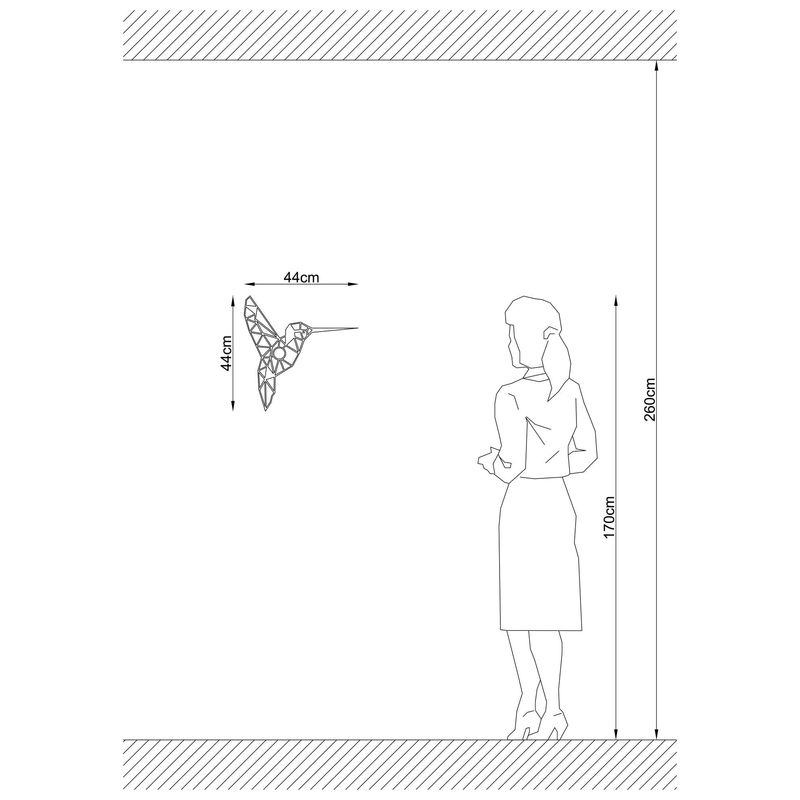 Casa si Gradina - Corpuri si surse de iluminat - Plafoniere, aplice si spoturi - Aplica de perete, Opviq, mdf, negru, 44x12x44 cm - Infinity.ro