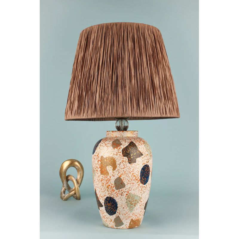 Casa si Gradina - Corpuri si surse de iluminat - Veioze si lampi - Veioze - Veioza, Opviq, ceramica, multicolor, inaltime 57 cm - Infinity.ro