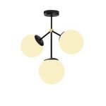 Casa si Gradina - Corpuri si surse de iluminat - Lustre si pendule - Candelabru, Opviq, metal, negru alb, 43x15 cm - Infinity.ro