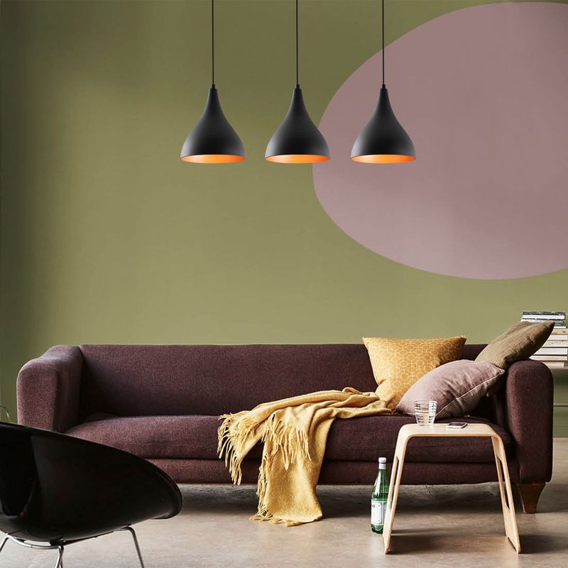 Casa si Gradina - Corpuri si surse de iluminat - Lustre si pendule - Candelabru, Opviq, metal, negru, diametru 72 cm, inaltime reglabila - Infinity.ro