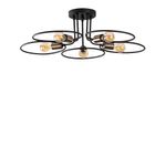 Casa si Gradina - Corpuri si surse de iluminat - Lustre si pendule - Candelabru, Opviq, fier, negru, 73x73x22 cm - Infinity.ro