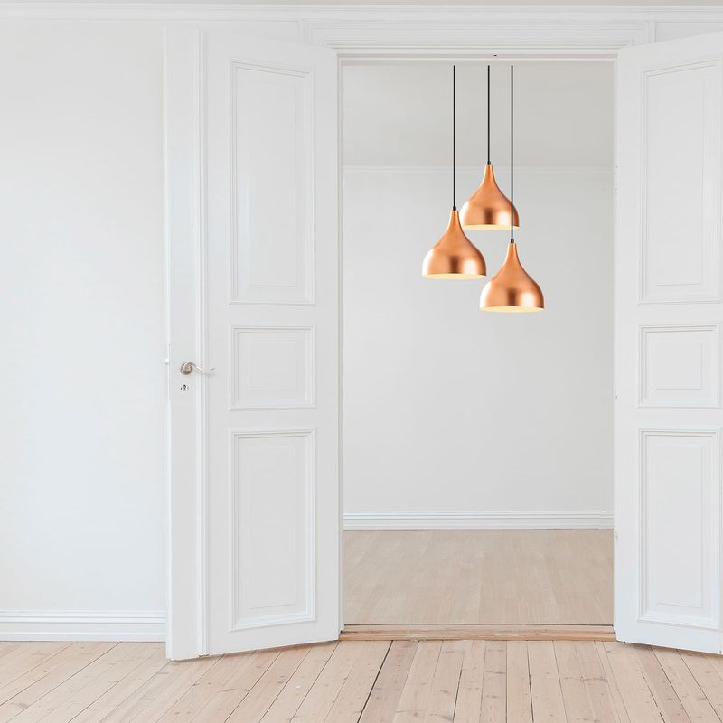 Casa si Gradina - Corpuri si surse de iluminat - Lustre si pendule - Candelabru, Opviq, metal, cupru si negru, 47x16 cm, inaltime reglabila - Infinity.ro