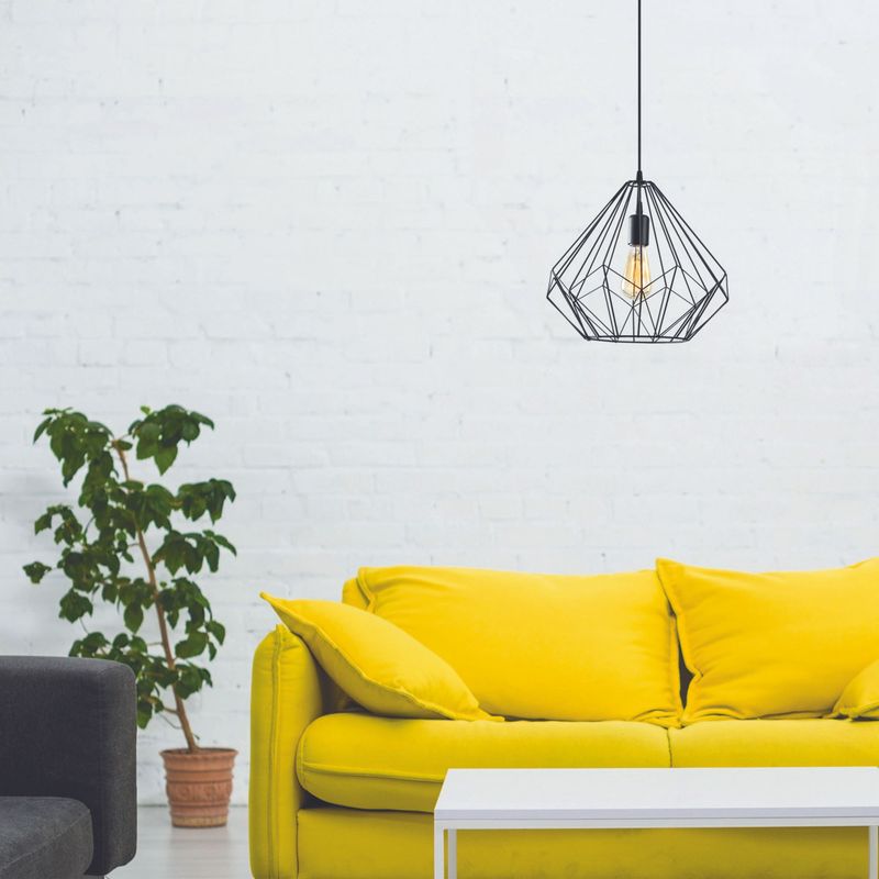 Casa si Gradina - Corpuri si surse de iluminat - Lustre si pendule - Candelabru, Opviq, fier, negru, diametru 37 cm, inaltime 129 cm - Infinity.ro