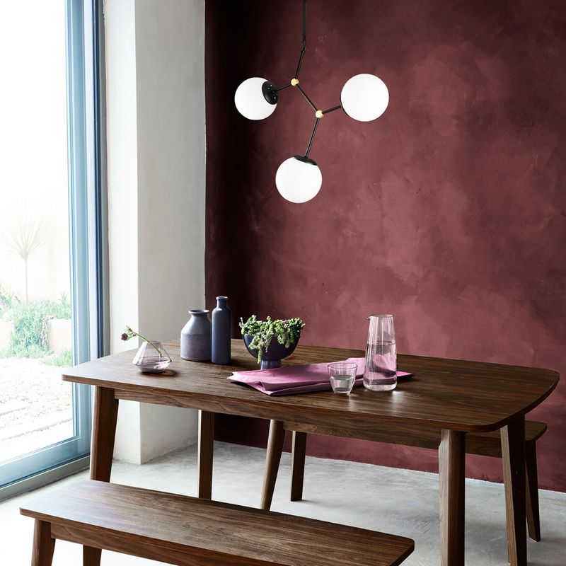 Casa si Gradina - Corpuri si surse de iluminat - Lustre si pendule - Candelabru, Opviq, metal, negru alb, 55x15x65 cm - Infinity.ro