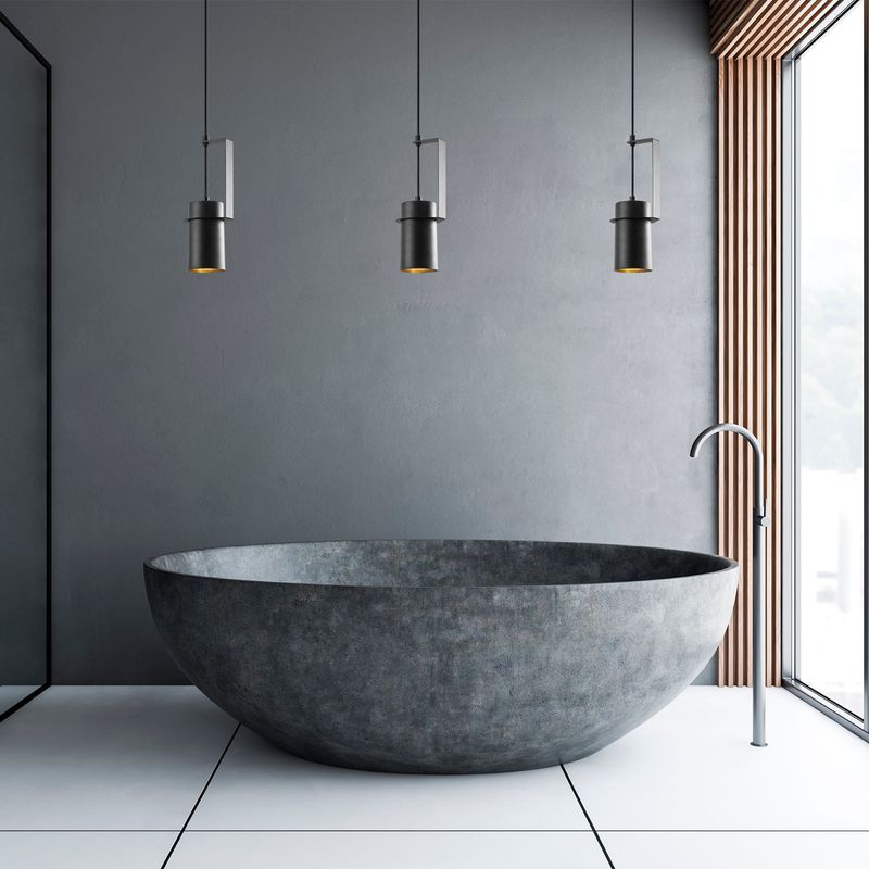 Casa si Gradina - Corpuri si surse de iluminat - Lustre si pendule - Candelabru, Opviq, metal, negru, 13x10x126 cm - Infinity.ro