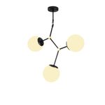 Casa si Gradina - Corpuri si surse de iluminat - Lustre si pendule - Candelabru, Opviq, metal, negru alb, 55x15x65 cm - Infinity.ro