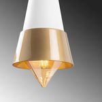 Casa si Gradina - Corpuri si surse de iluminat - Lustre si pendule - Candelabru, Opviq, metal, alb auriu, 19x19x137 cm - Infinity.ro