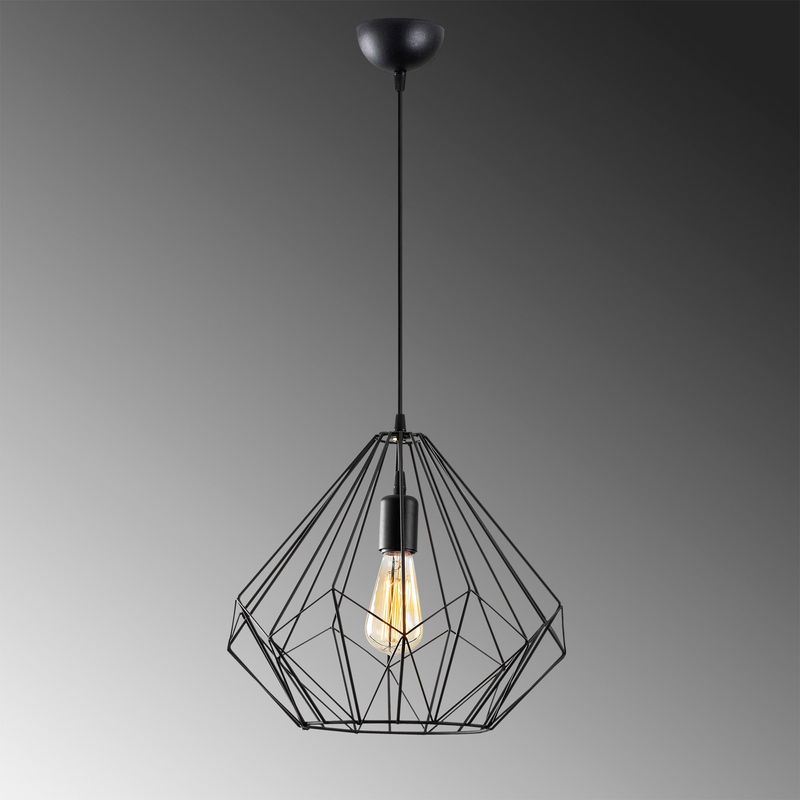 Casa si Gradina - Corpuri si surse de iluminat - Lustre si pendule - Candelabru, Opviq, fier, negru, diametru 37 cm, inaltime 129 cm - Infinity.ro