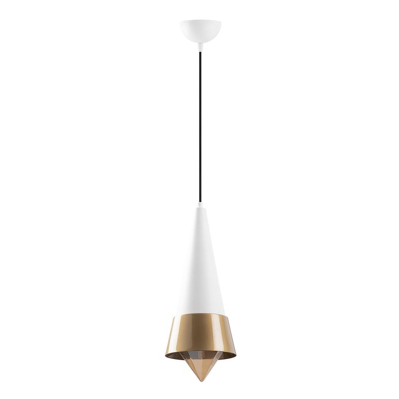 Casa si Gradina - Corpuri si surse de iluminat - Lustre si pendule - Candelabru, Opviq, metal, alb auriu, 19x19x137 cm - Infinity.ro