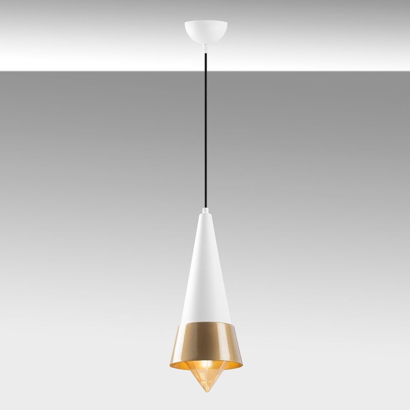 Casa si Gradina - Corpuri si surse de iluminat - Lustre si pendule - Candelabru, Opviq, metal, alb auriu, 19x19x137 cm - Infinity.ro