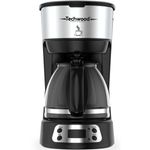 Electronice si Electrocasnice - Electrocasnice bucatarie - Preparare bauturi - Cafetiere - Cafetiera Techwood TCA-666P, programabila, 0.75L, 600W, mentinere cald - Infinity.ro