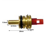 Casa si Gradina - Sanitare - Instalatii hidro - Fitinguri - Senzor de temperatura de 10kΩ, imersat cu oring, NTC pentru centrala termica, rosu auriu - Infinity.ro