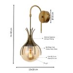 Casa si Gradina - Corpuri si surse de iluminat - Plafoniere, aplice si spoturi - Aplica, Opviq, metal, antichizat, 40x18 cm - Infinity.ro