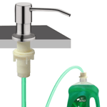 Casa si Gradina - Sanitare - Suporturi si accesorii baie - Dispensere - Dispenser de sapun lichid si detergent pentru chiuveta, pentru blat de maxim 5 cm, dozator fara rezervor - Infinity.ro